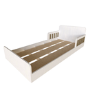 Ver imagem 2 de Cama Infantil Montessoriana Solteiro New Cori Branco/Carvalho Mel