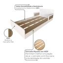 Ver imagem 6 de Cama Infantil Montessoriana Solteiro New Cori Branco/Carvalho Mel