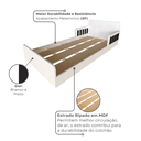 Ver imagem 7 de Cama Infantil Montessoriana Solteiro New Cori Branco/Preto