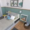 Cama Infantil Montessoriana Solteiro New Cori - 9