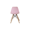 Kit Mesa Infantil Eames Branca 60cm + 1 Cadeira Rosa - 6