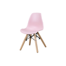 Kit Mesa Infantil Eames Branca 60cm + 1 Cadeira Rosa - 3