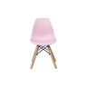 Kit Mesa Infantil Eames Branca 60cm + 1 Cadeira Rosa - 4
