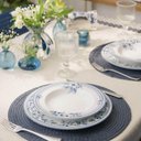 Ver imagem 6 de Prato Fundo 23cm Tramontina Azzura Porcelana Decorada 330ml Servir Sopas Calados