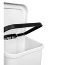 Ver imagem 5 de Lixeira 50l Retangular C/ Pedal Branca Lar Plasticos 13241