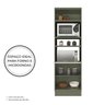 Cozinha Compacta com Vidro 3 Peças 6 Portas 3 Gavetas Sevilha - 16
