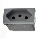 Ver imagem 1 de Tomada 2p T 10a 250v B.automatica 1m Cinza 615038cz Pial Plus +
