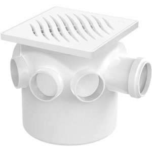 Caixa Sifonada Quadrada Branco 150x150x50mm Tigre