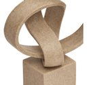 Ver imagem 3 de Decoração Escultura Abstrata em Poliresina Bege Mart 21559