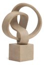 Ver imagem 2 de Decoração Escultura Abstrata em Poliresina Bege Mart 21559