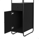Ver imagem 2 de Estante Industrial Criare c/01 Gaveta 01 Porta Preto