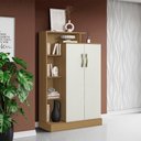 Ver imagem 6 de Multiuso Sapateira 2 Portas 91 Cm Florenca Atacama Off White Armoveis