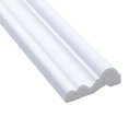 Ver imagem 1 de Rodameio de Poliestireno 4,5CMX17MM Liso 2,4 Metro Linear Branco Graddus