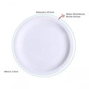 Ver imagem 4 de Kit 22 Pratos de Mesa Porcelana Iguaçu Almoço Jantar Germer