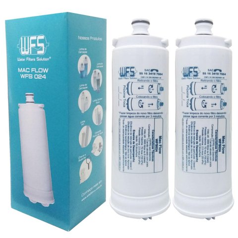 Kit 2 Filtro Refil Compatível com Purificador de Água New Up