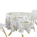 Ver imagem 2 de 4 Toalha Mesa Tnt Festa Feliz Ano Novo 2024 Desejos Redonda