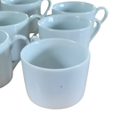 Ver imagem 5 de Jogo 6 Xícaras Café Chá 170ml Base Reta - Porcelana Branca (2)