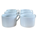 Ver imagem 2 de Jogo 6 Xícaras Café Chá 170ml Base Reta - Porcelana Branca (2)
