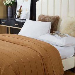Cobertor Manta Himaláia Queen Ultrasoft Dupla Face - Terracota - 100% Poliéster - 2