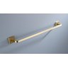 Toalheiro de Banho Dourado Fosco Quadrado Barra Simples em Aço Inox - 3