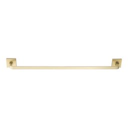 Toalheiro de Banho Dourado Fosco Quadrado Barra Simples em Aço Inox - 2