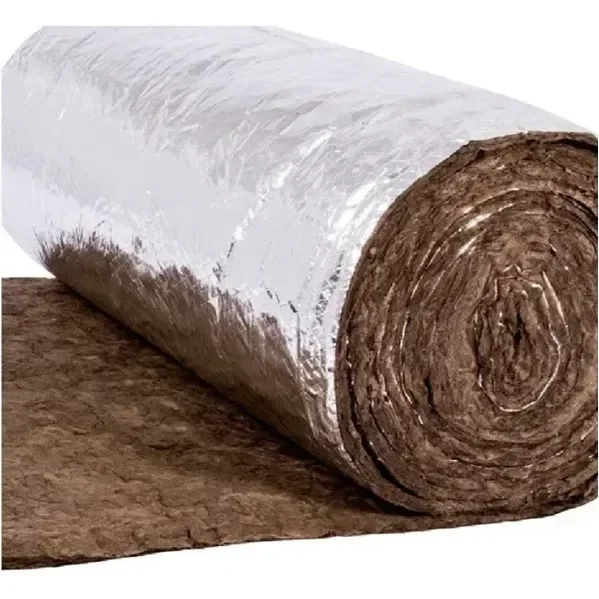 Manta Lã de Rocha Aluminizado 8000 X 1200 X 25 Mm - 32kg/m3 - 1 Unidade 9,6m2 - 2