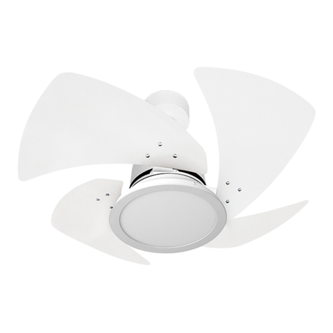 Ventilador De Teto Venti-Delta Tornado Led 4 Pás Branco 3000K Luz Amarela 220V