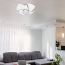 Ver imagem 2 de Ventilador De Teto Venti-Delta Tornado Led 4 Pás Branco 3000K Luz Amarela 220V