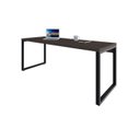 Ver imagem 4 de Escrivaninha Mesa Escritório Yon Presidente 190x70x75 190cm Industrial Terracota