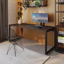 Ver imagem 7 de Escrivaninha Mesa Escritório Yon Presidente 190x70x75