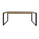 Ver imagem 2 de Mesa Escritório Yon Presidente 190x70x75cm Industrial Vermont Marrom
