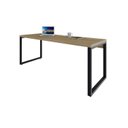 Ver imagem 7 de Mesa Escritório Yon Presidente 190x70x75cm Industrial Vermont Marrom