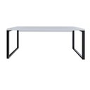 Ver imagem 2 de Escrivaninha Mesa Escritório Yon Presidente 190x70x75 190cm Industrial Branco