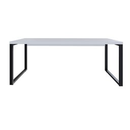 Escrivaninha Mesa Escritório Yon Presidente 190x70x75 190cm Industrial Branco - 2