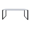 Ver imagem 4 de Escrivaninha Mesa Escritório Yon Presidente 190x70x75 190cm Industrial Branco
