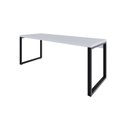 Ver imagem 2 de Escrivaninha Mesa Escritório Yon Presidente 190x70x75 190cm Industrial Branco