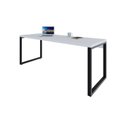 Ver imagem 4 de Escrivaninha Mesa Escritório Yon Presidente 190x70x75 190cm Industrial Branco