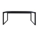 Ver imagem 2 de Escrivaninha Mesa Escritório Yon Presidente 190x70x75 190cm Industrial Preto