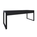 Ver imagem 2 de Escrivaninha Mesa Escritório Yon Presidente 190x70x75 190cm Industrial Preto