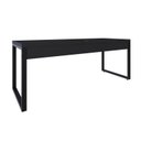 Ver imagem 6 de Escrivaninha Mesa Escritório Yon Presidente 190x70x75 190cm Industrial Preto