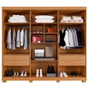 Ver imagem 4 de Guarda Roupa New Master 6 Portas Benetil:cinamomo/off