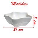 Ver imagem 2 de Kit 2 Tigelas Bowl Melamina Estrela Branca 1,500ml