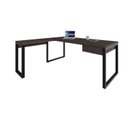 Ver imagem 4 de Escrivaninha Mesa Escritório em L Yon Presidente com 1 Gaveta 190x70x75