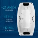 Ver imagem 5 de Banheira Dupla Verona Completa com Hidro em Acrílico - 127v