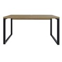 Ver imagem 4 de Escrivaninha Mesa Escritório Yon Diretor 150x70x75 150cm Industrial Vermont Marrom