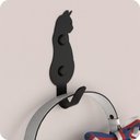 Ver imagem 2 de Kit 2 Ganchos De Parede Decorativo Pendurador De Bolsa G.P