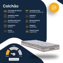 Ver imagem 5 de Cama Box com Colchão Ortobom de Molas Ensacadas Pillow In Pro Vida Solteiro 88cm