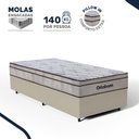 Ver imagem 2 de Cama Box com Colchão Ortobom de Molas Ensacadas Pillow In Pro Vida Solteiro 88cm