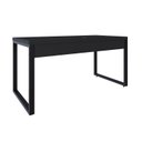 Ver imagem 5 de Escrivaninha Mesa Escritório Yon Diretor 150x70x75 150cm Industrial Preto