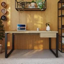 Ver imagem 1 de Escrivaninha Mesa Escritório Yon Diretor com 1 Gaveta 150x70x75